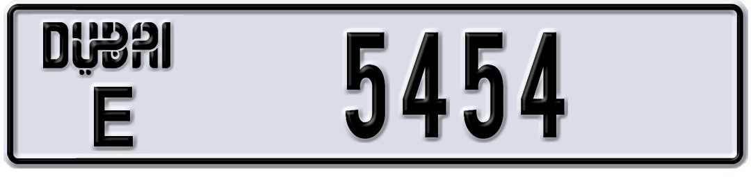 Dubai E 5454